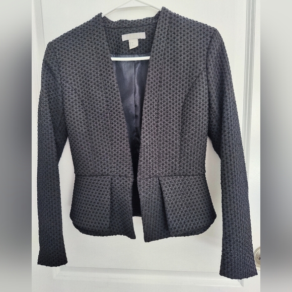 H&M Jackets & Blazers - H&M Textured Black Blazer sizs XS long sleeve